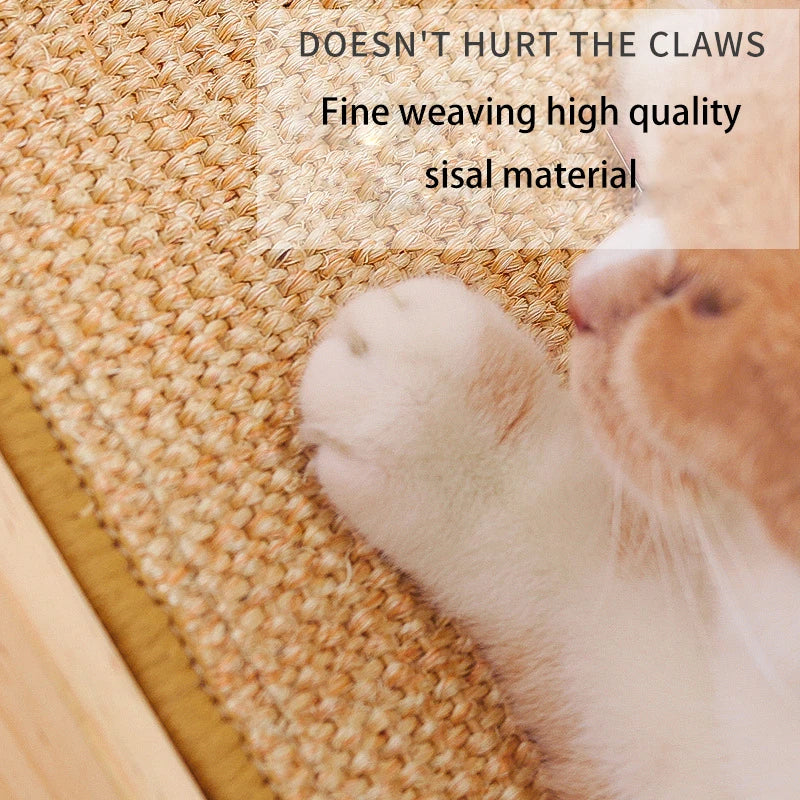 Natural Sisal Cat Scratching Mat – Wall, Sofa & Floor