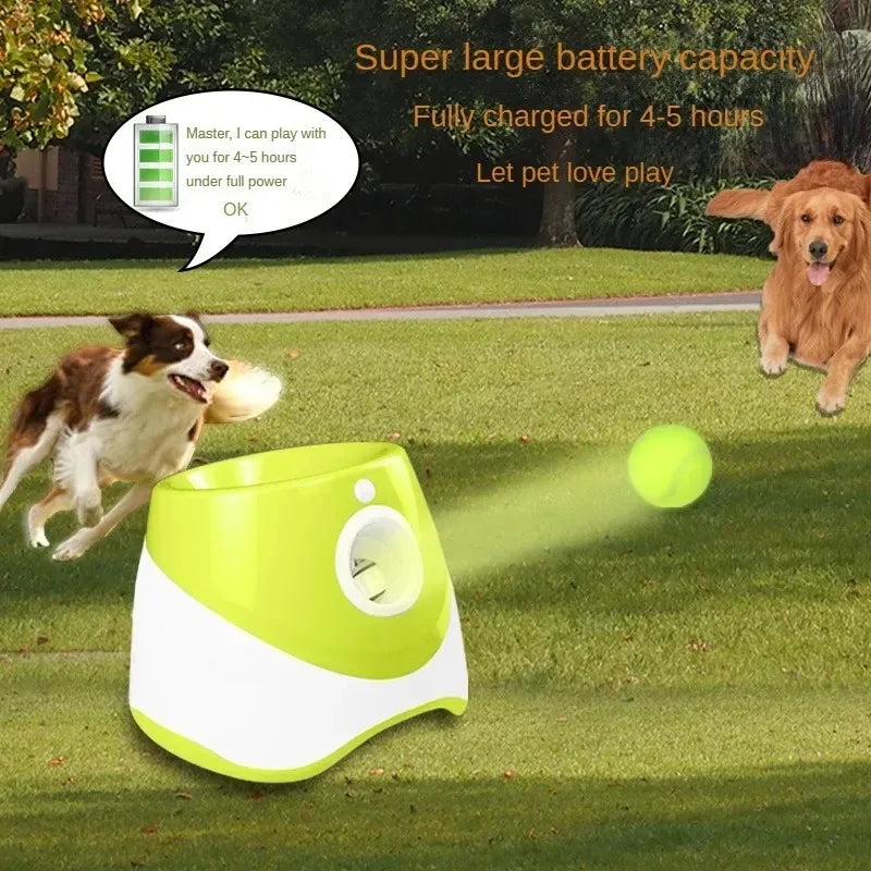 Automatic Tennis Ball Launcher for Dogs – USB Rechargeable