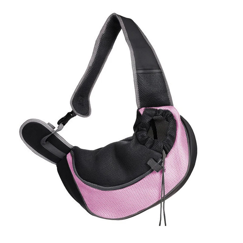 Crossbody Mesh Pet Carrier Sling Bag