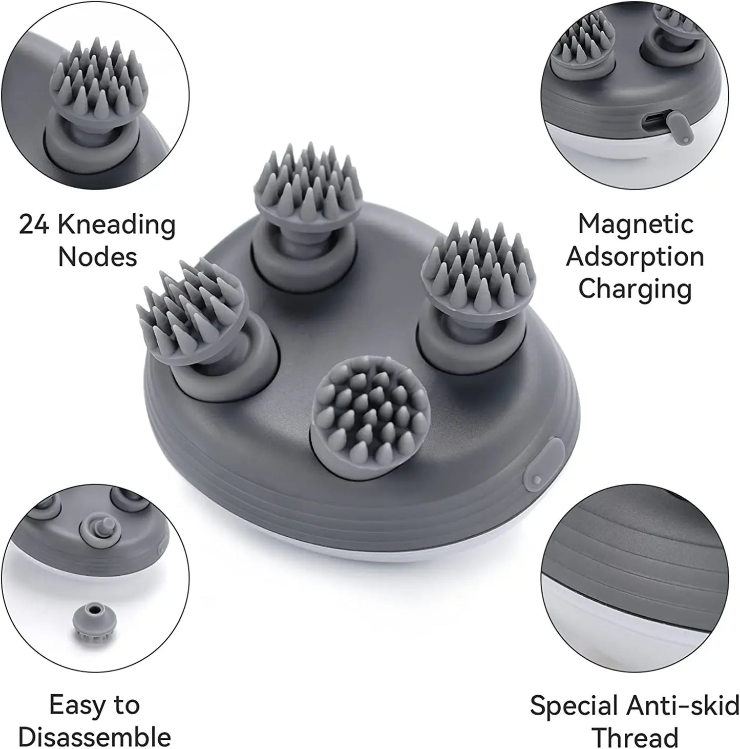 Electric Pet Head & Back Massager – Tension Relief