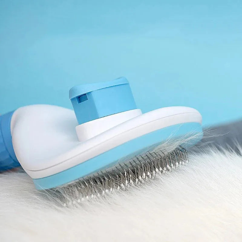 Pet Deshedding Comb – Removes Loose Hair for Cats & Dogs