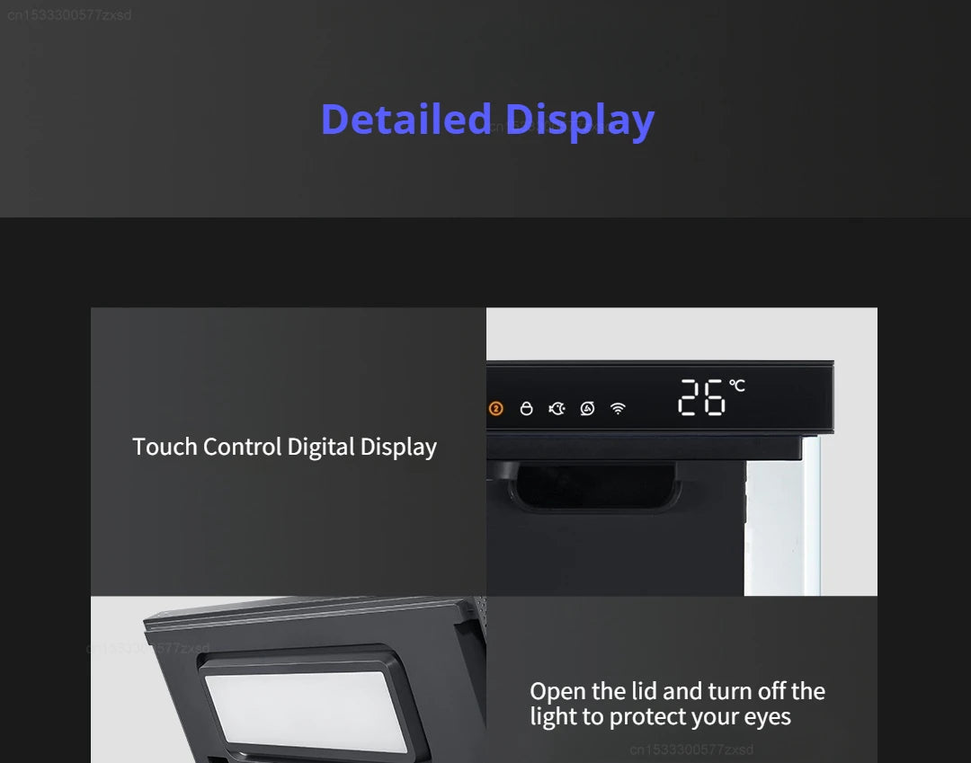 Mijia Smart Fish Tank MYG100 Work with Mijia APP Mobile Controlled Remote Feeding Smart Lighting System Light Aquarium