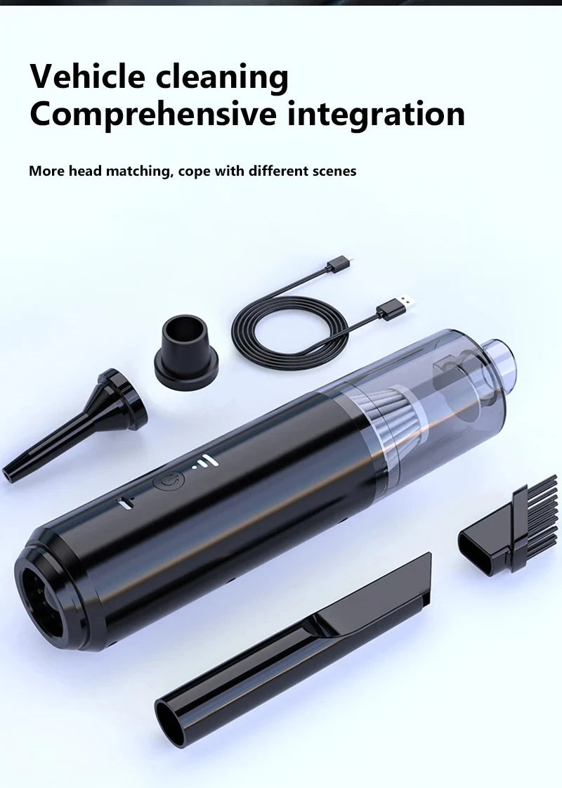 Cordless Pet Hair Vacuum – Powerful Suction for Car & Home