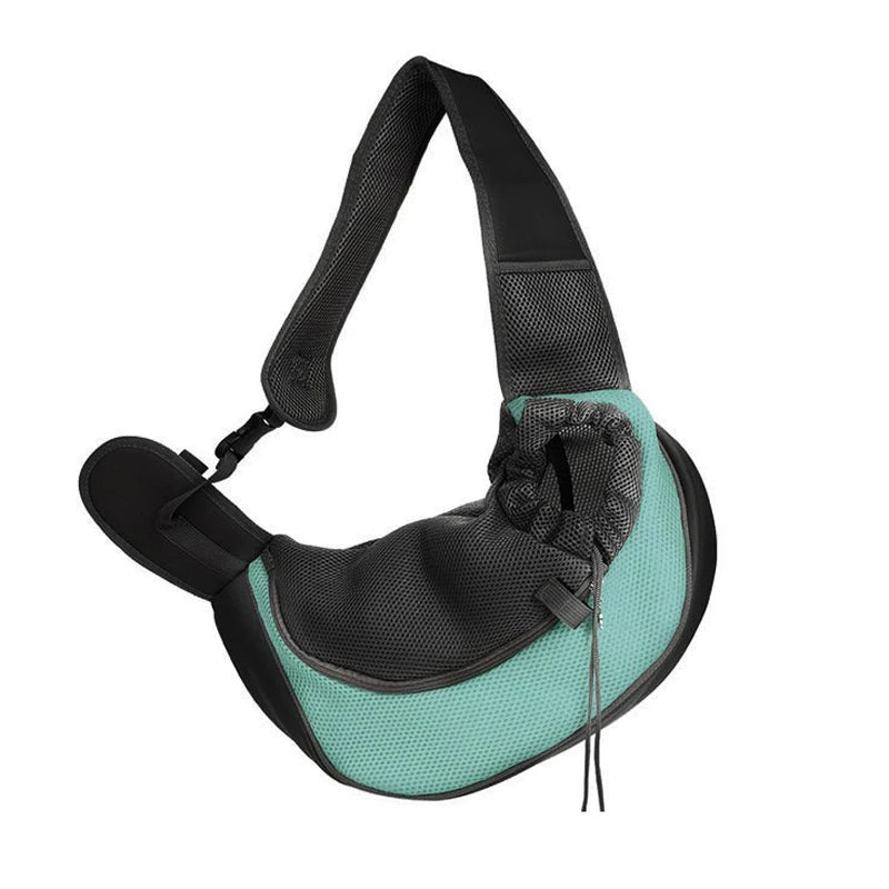 Crossbody Mesh Pet Carrier Sling Bag