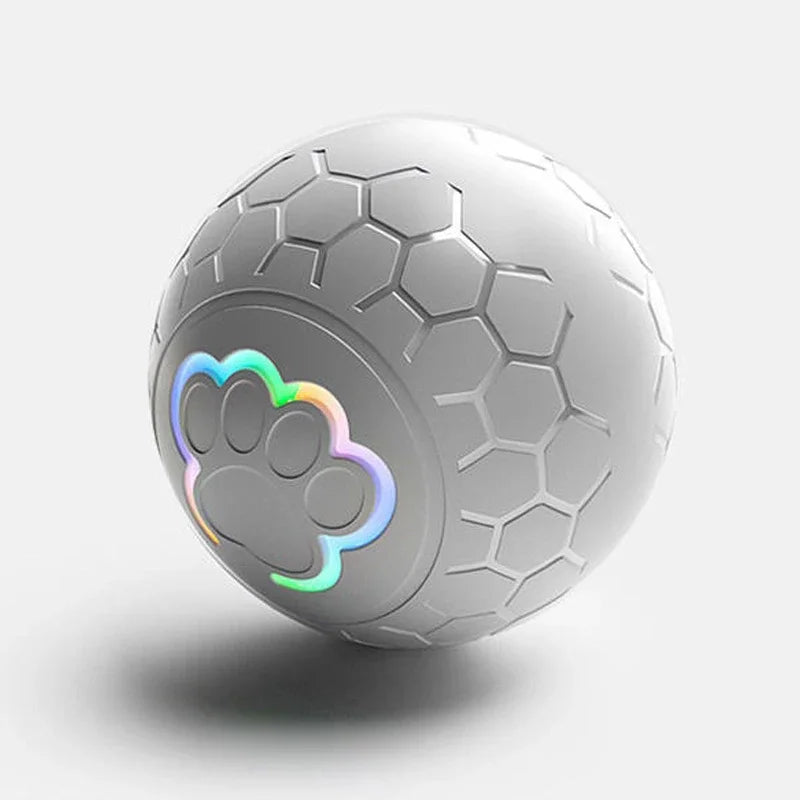 Smart Auto-Bouncing Dog & Cat Toy Ball with RGB Lights