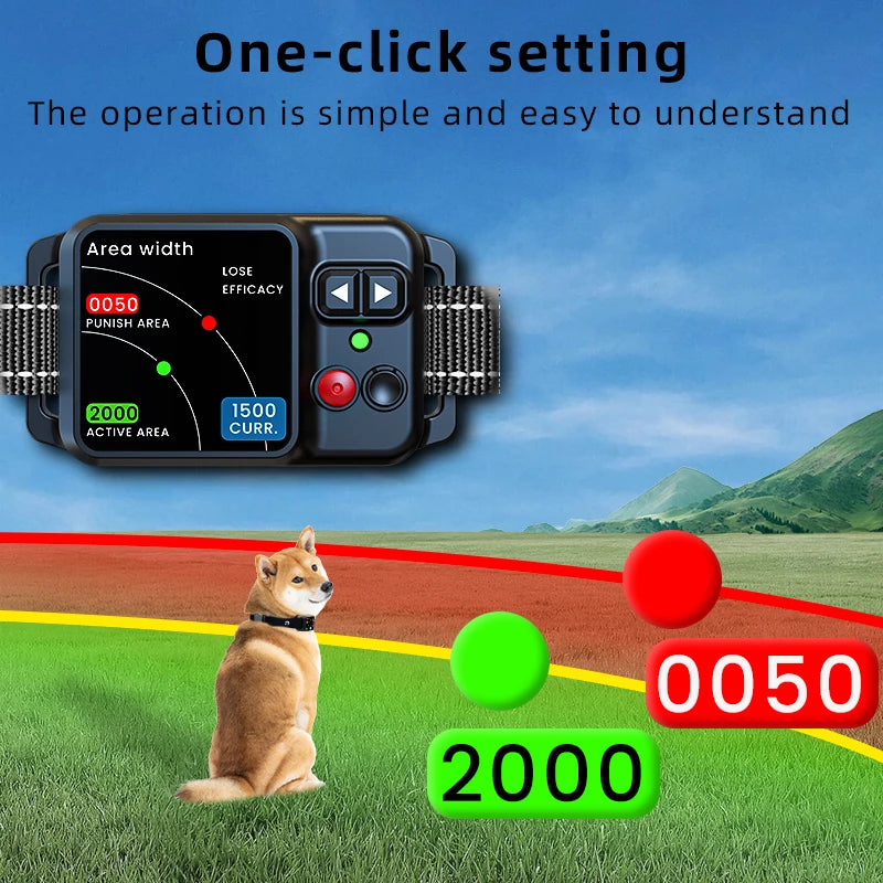 Smart GPS Wireless Dog Containment System with Shock Collar