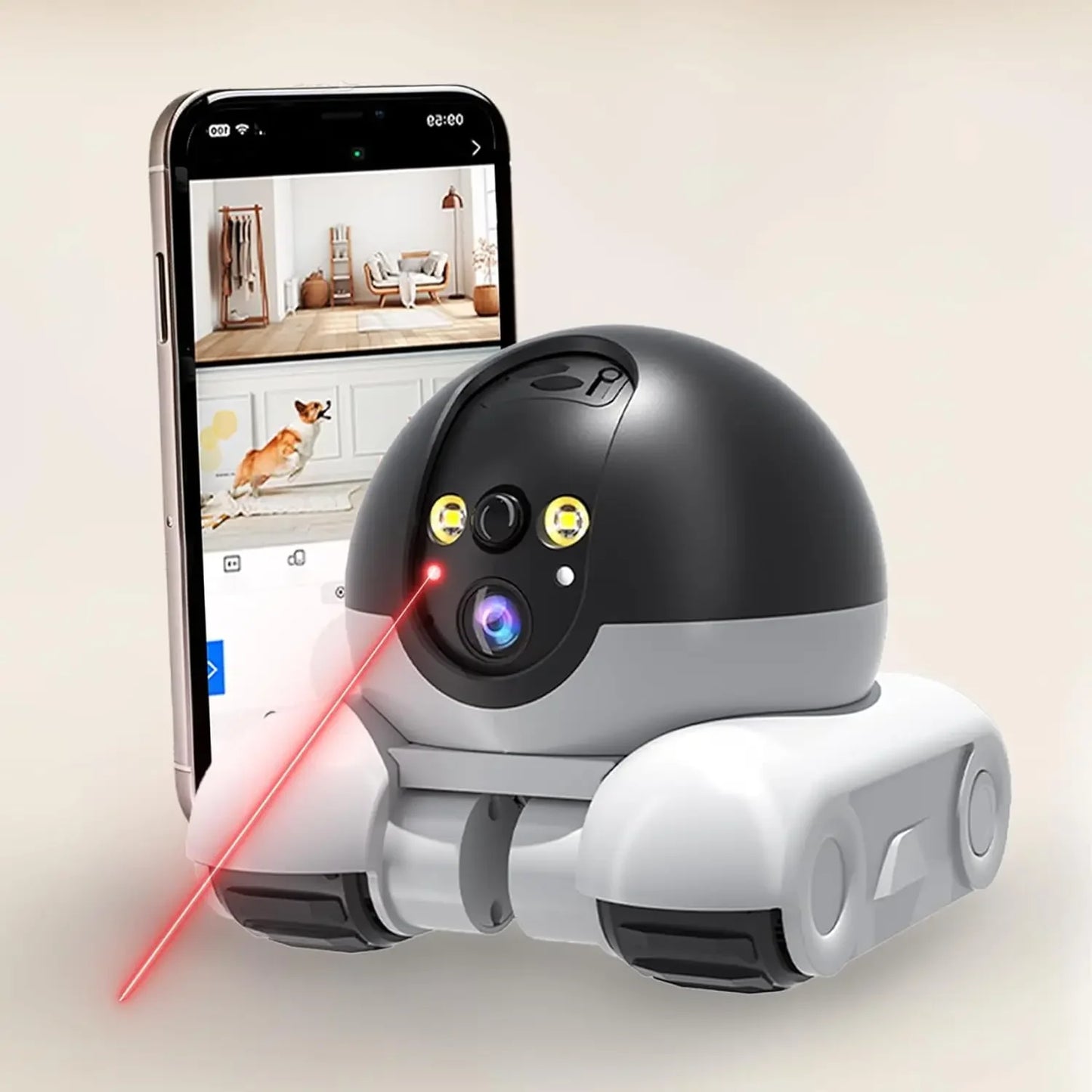 360° Pet Surveillance Camera – Motion Detection, Two-Way Audio
