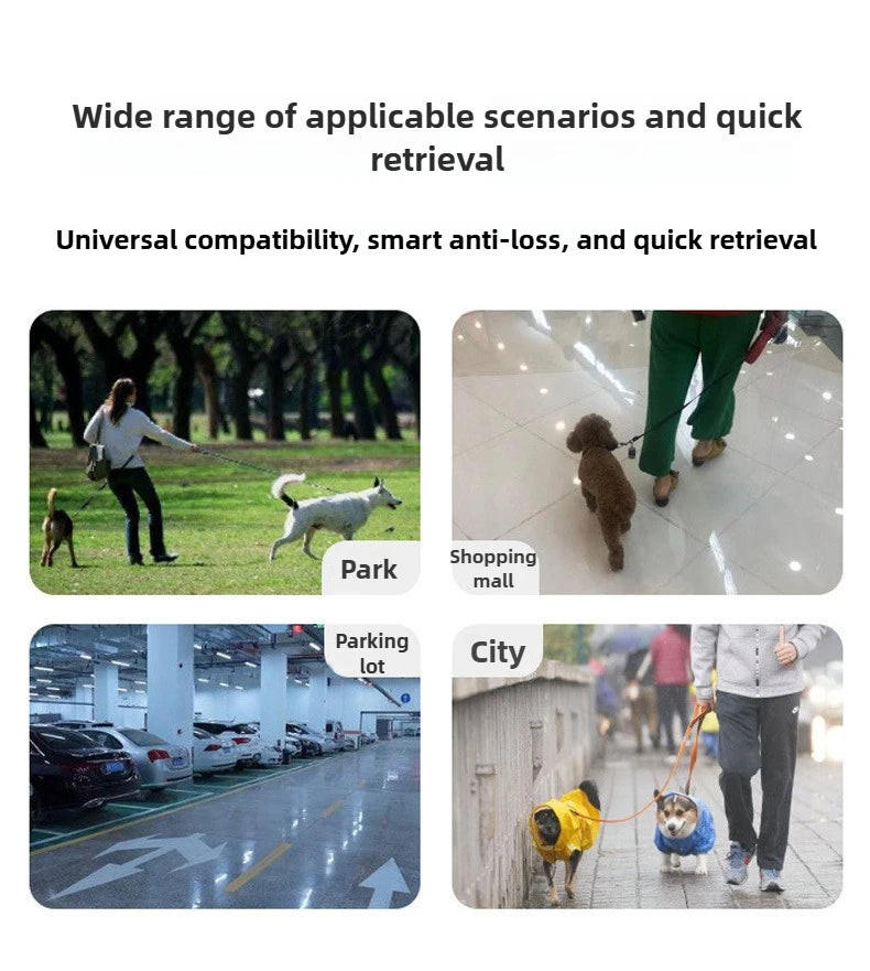 Waterproof Bluetooth Pet GPS Tracker Collar – Real-Time Tracking