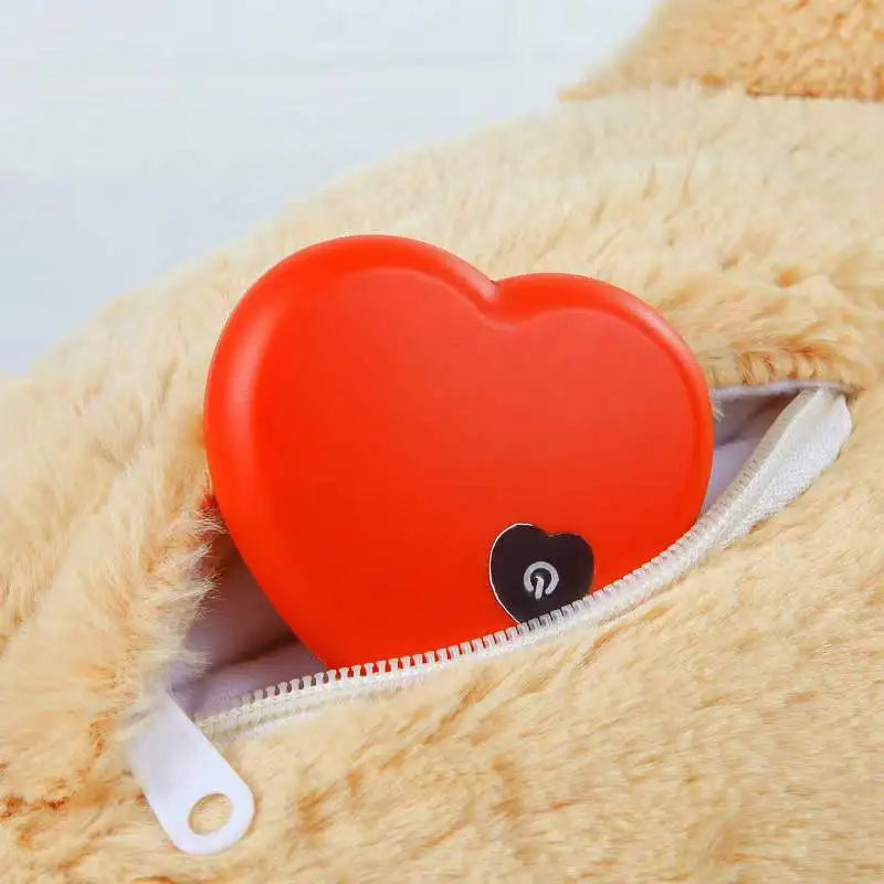 Heartbeat Calming Dog Plush Toy – Anxiety & Stress Relief