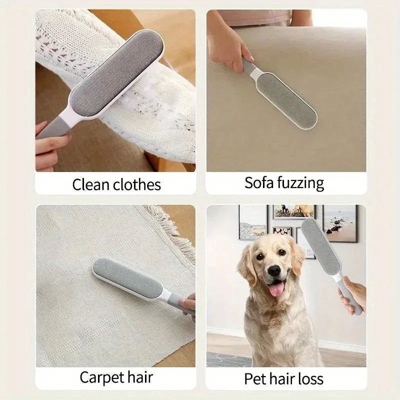 Double-Sided Electrostatic Pet Hair Lint Brush