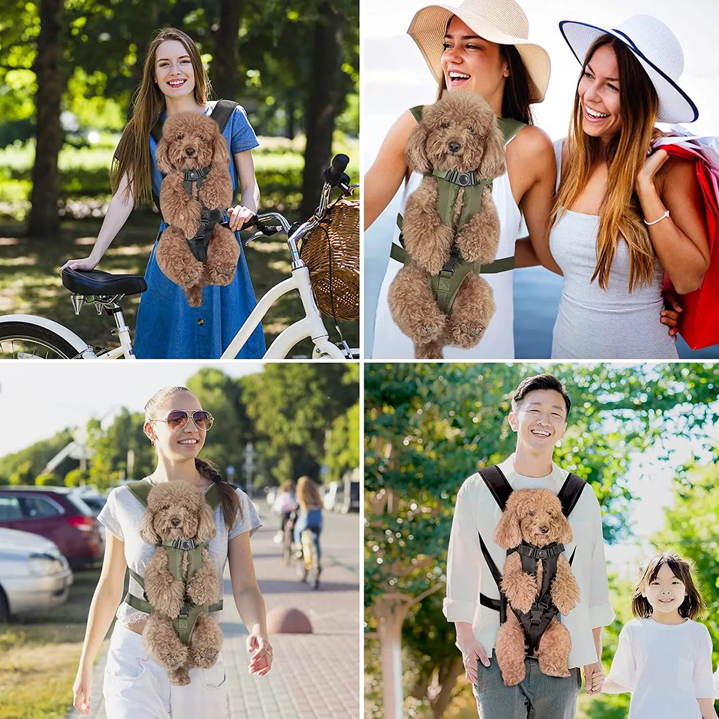 Breathable Double-Shoulder Dog & Cat Carrier Backpack