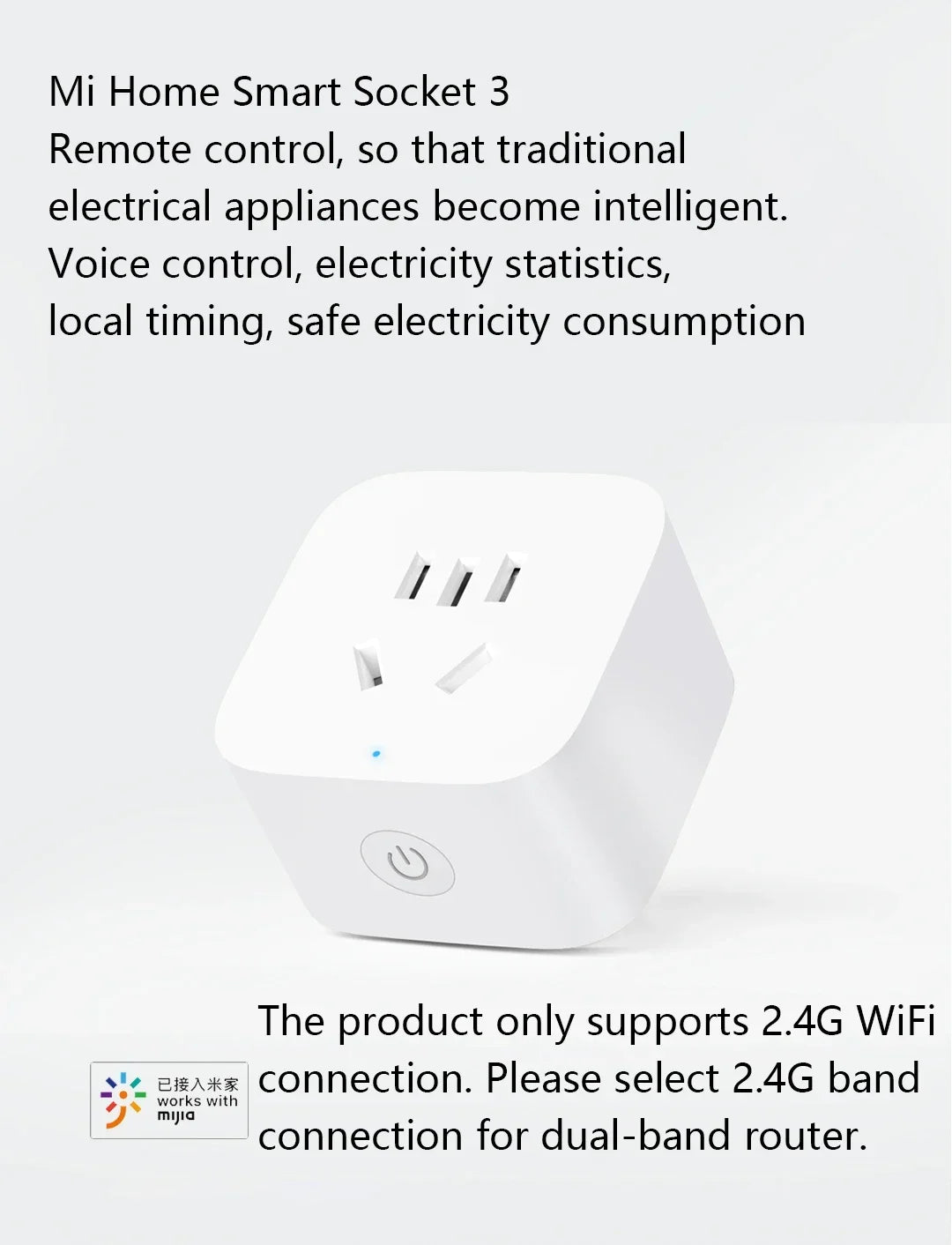 Xiaomi USB Power Strip – Fast Charging for Pet Cameras & Feeders