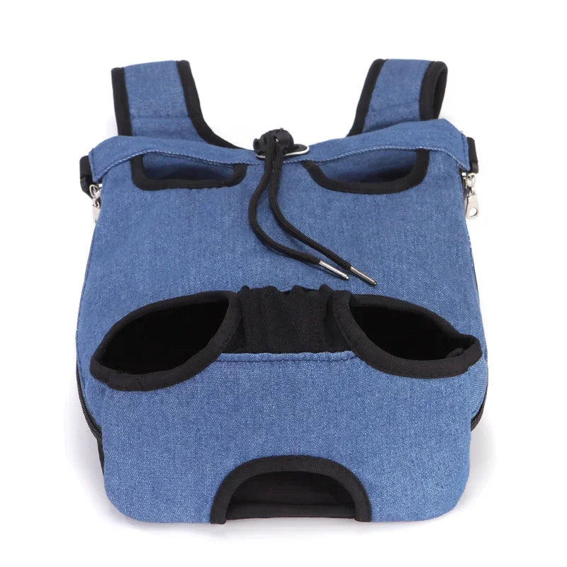 Pets Products Denim Pet Dog Backpack Outdoor Travel Cat Carrier Bag for Small Dogs Breathable Shoulder Puppy Kedi Carring Bags