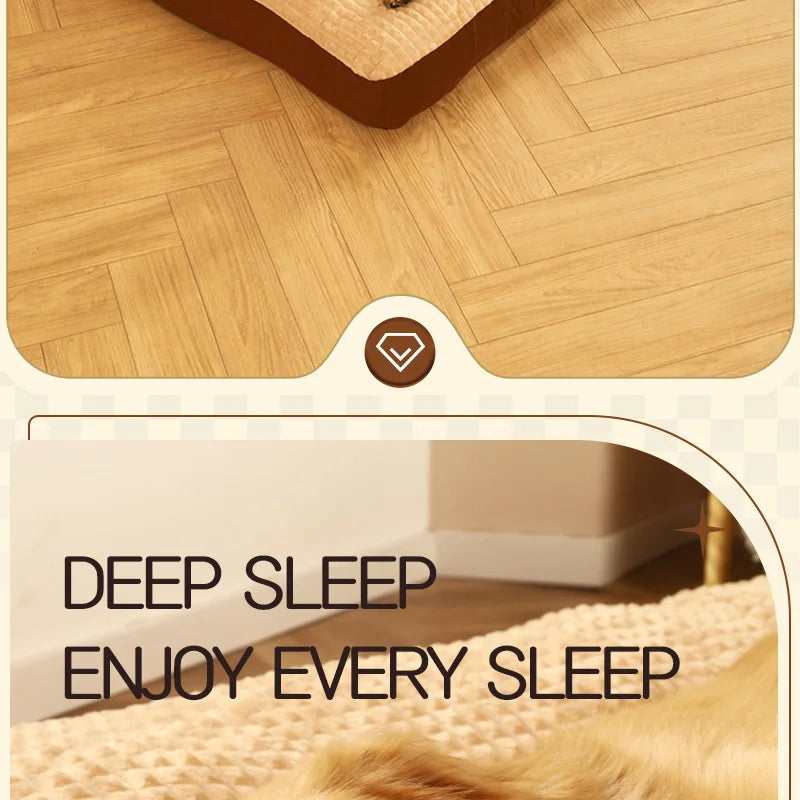 Fleece Dog Sleeping Bed – Detachable, All Sizes