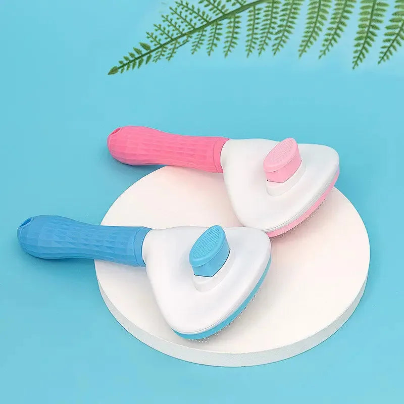 Pet Deshedding Comb – Removes Loose Hair for Cats & Dogs