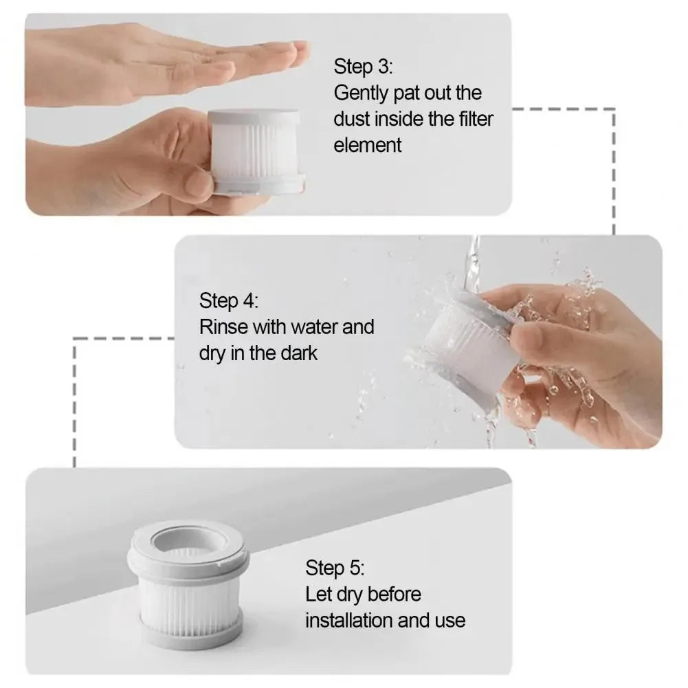 For Xiaomi Mijia 1C K10 Vacuum Cleaner Spare Parts,Roller Brush HEPA Filter Washable Replacement parts