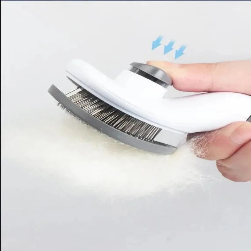 Pet Deshedding Comb – Removes Loose Hair for Cats & Dogs