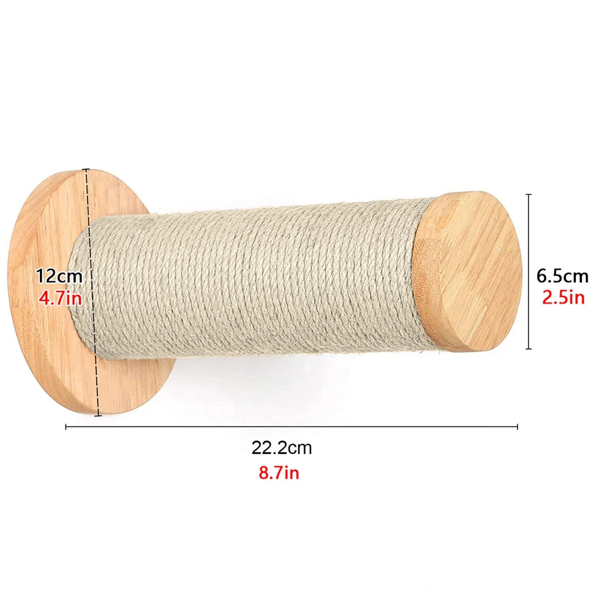 Wooden Cat Tree Tower Cat Climbing Scratching Post Stairs Hammock Hiding House Indoor Playground Cat Walkway Wall Pet Furniture