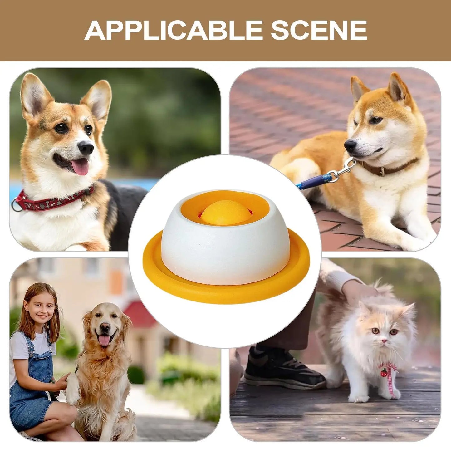 NEW Anti-boring toys Pet Feeding Supplies Dog Puzzle Treat Toy Slow Feeder, Bored Puppy Toys for Healthy Eating & Food Crate Use