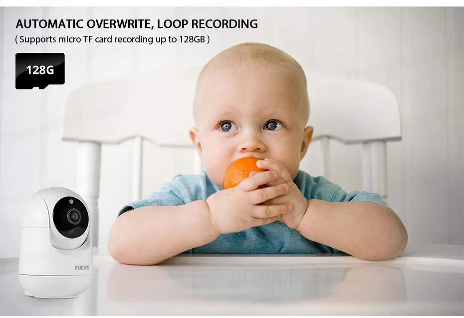 FUERS 4K 8MP WiFi IP Pet Camera Dog Camera Tuya Smart Home Security Wireless Surveillance Camera Baby Monitor Mini Cam