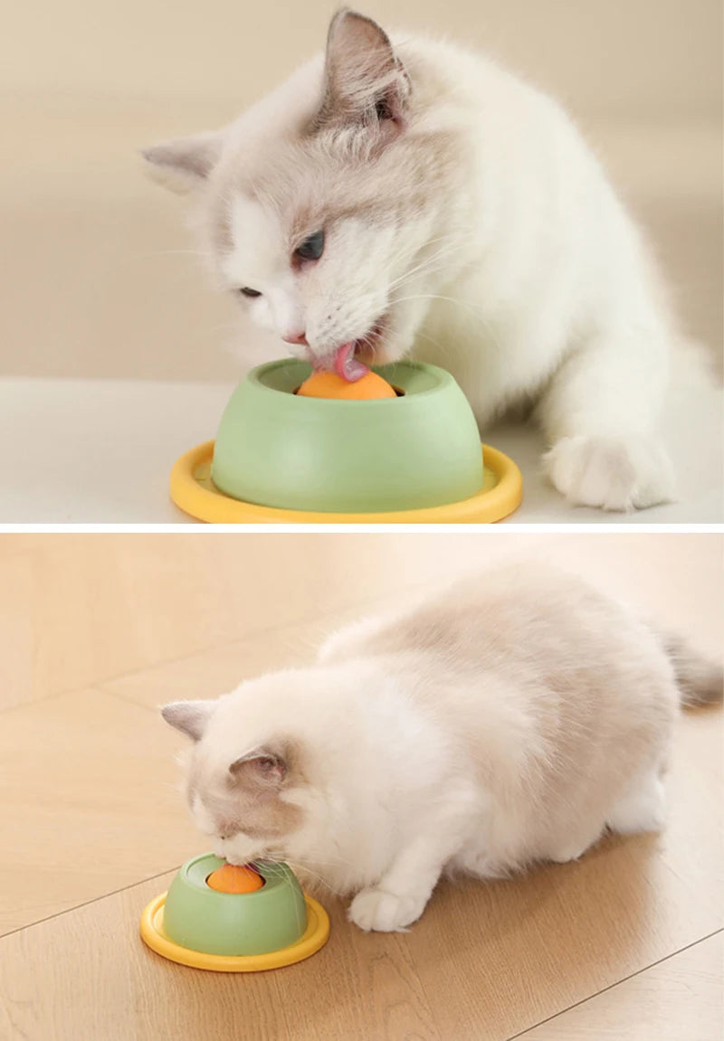 Interactive Pet Cat Licking Food Toys Anti-slip Pet Slow Feeder for Cats Funny Kitten Licking Plate Cat Accessories