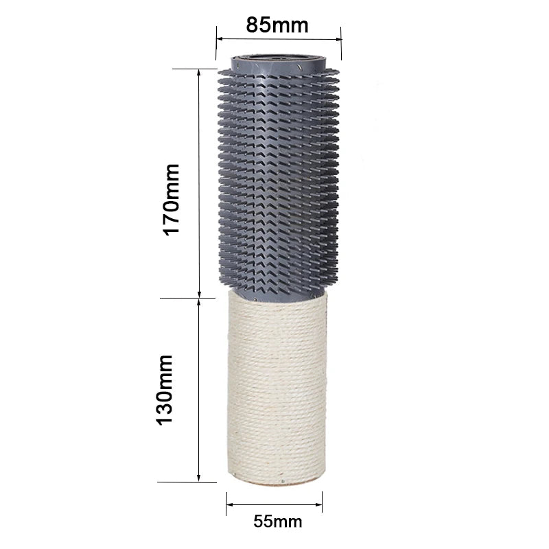 Cat Tree Use Cat Scratching Post with Scratching Sticker Massager for Cat Climbing Replacement Post Sisal Rope Scratch Furniture