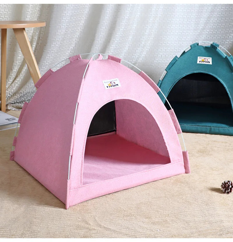 Foldable Pet Tent House – Breathable, All-Season