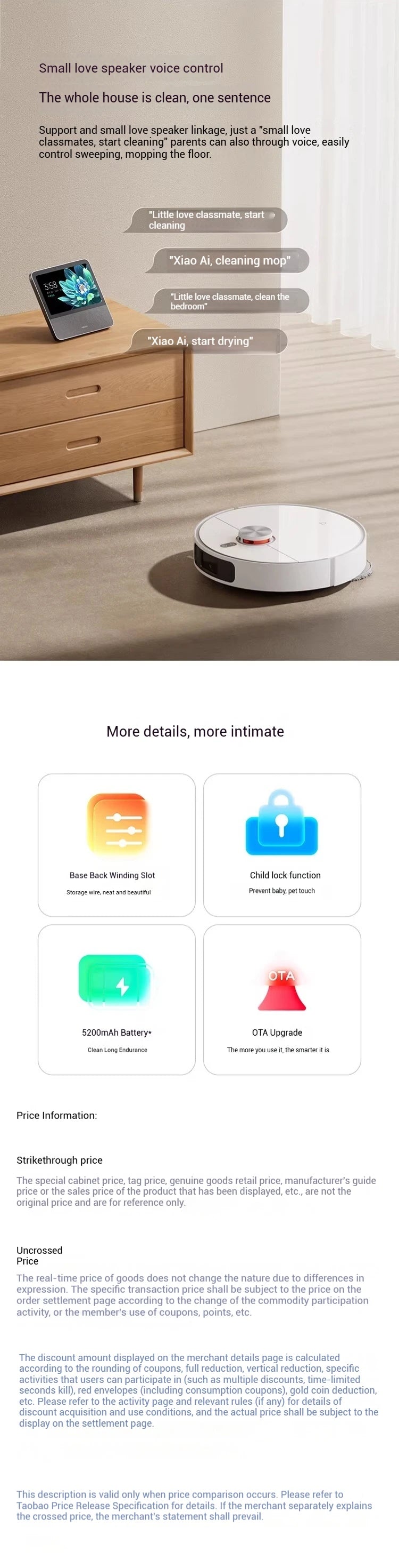 Xiaomi Robot Vacuum for Pet Hair – LiDAR Navigation, Mop & Suction