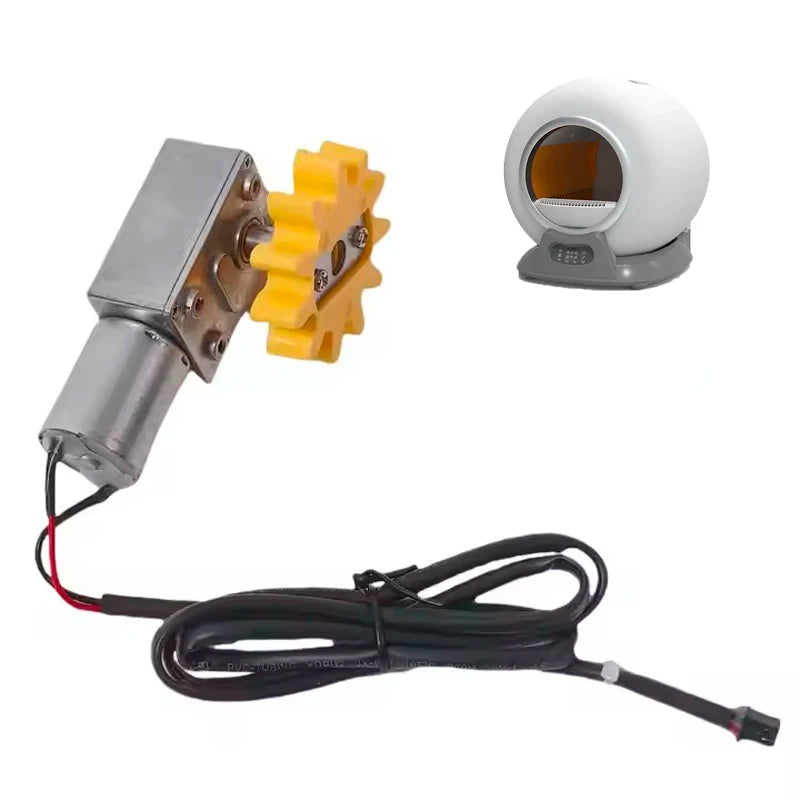 Waggy Tail smart self-cleaning litter box replacement motor, electric part for automatic cat litter box cleaning system