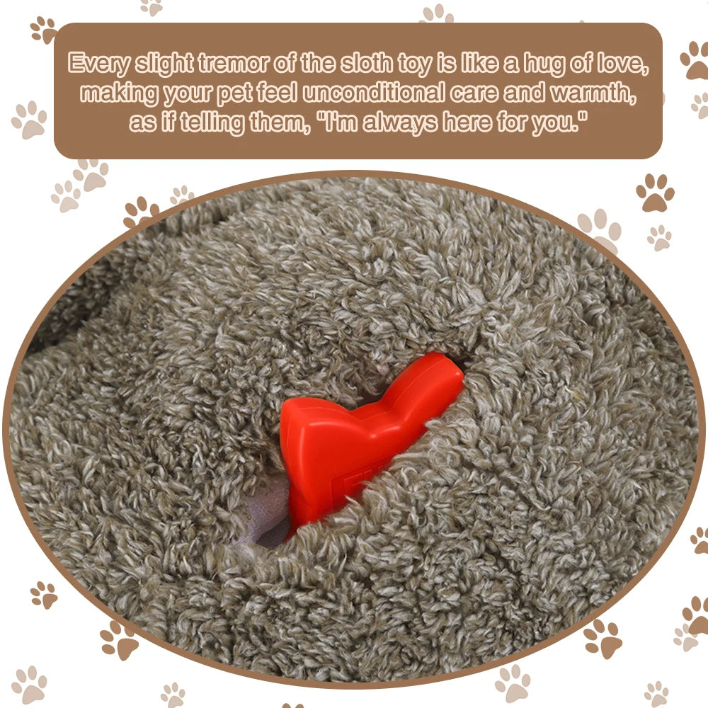 Sloth Heartbeat Puppy Toy – Sleep Aid & Stress Relief