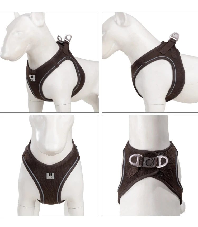 Reflective Dog Harness & Leash Set – Adjustable Vest
