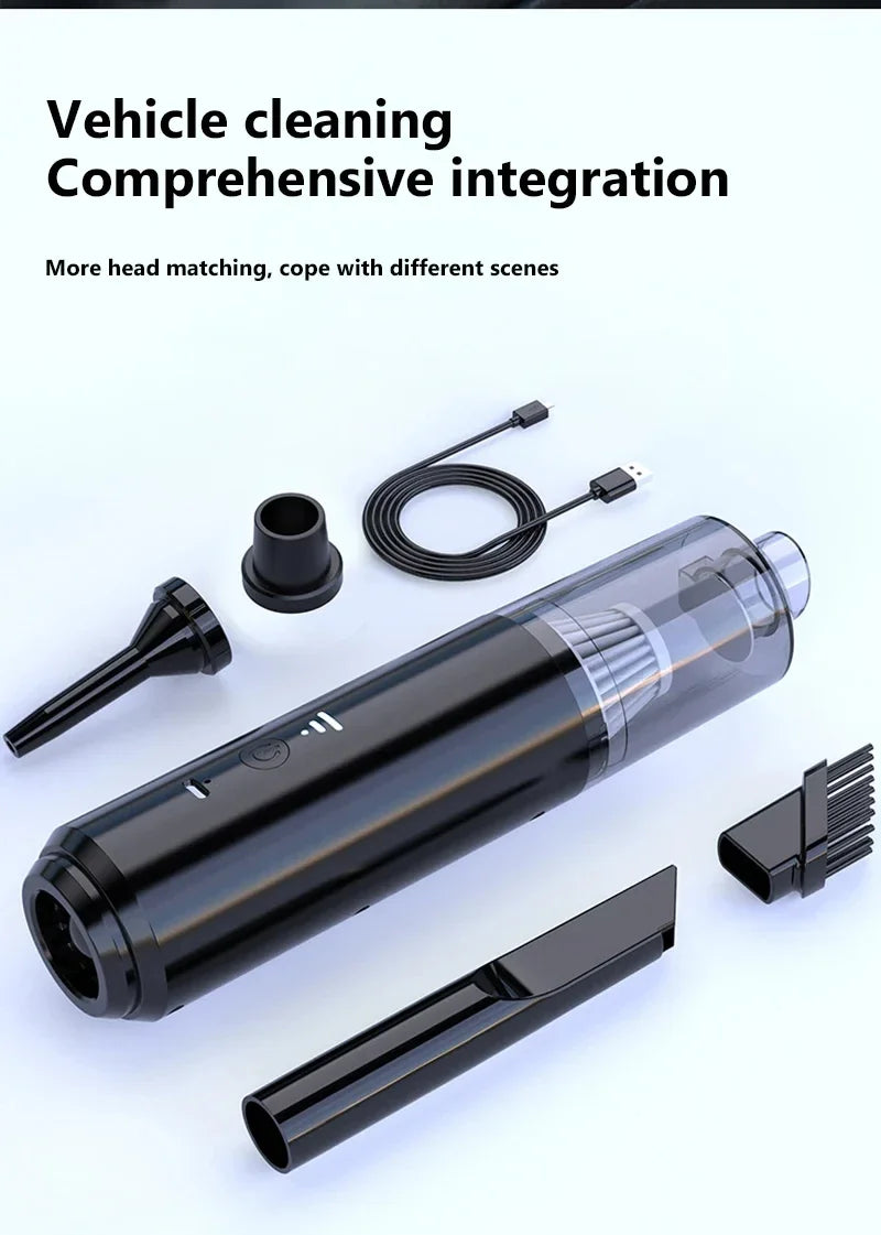 Handheld Pet Hair Vacuum – Rechargeable, Car & Home