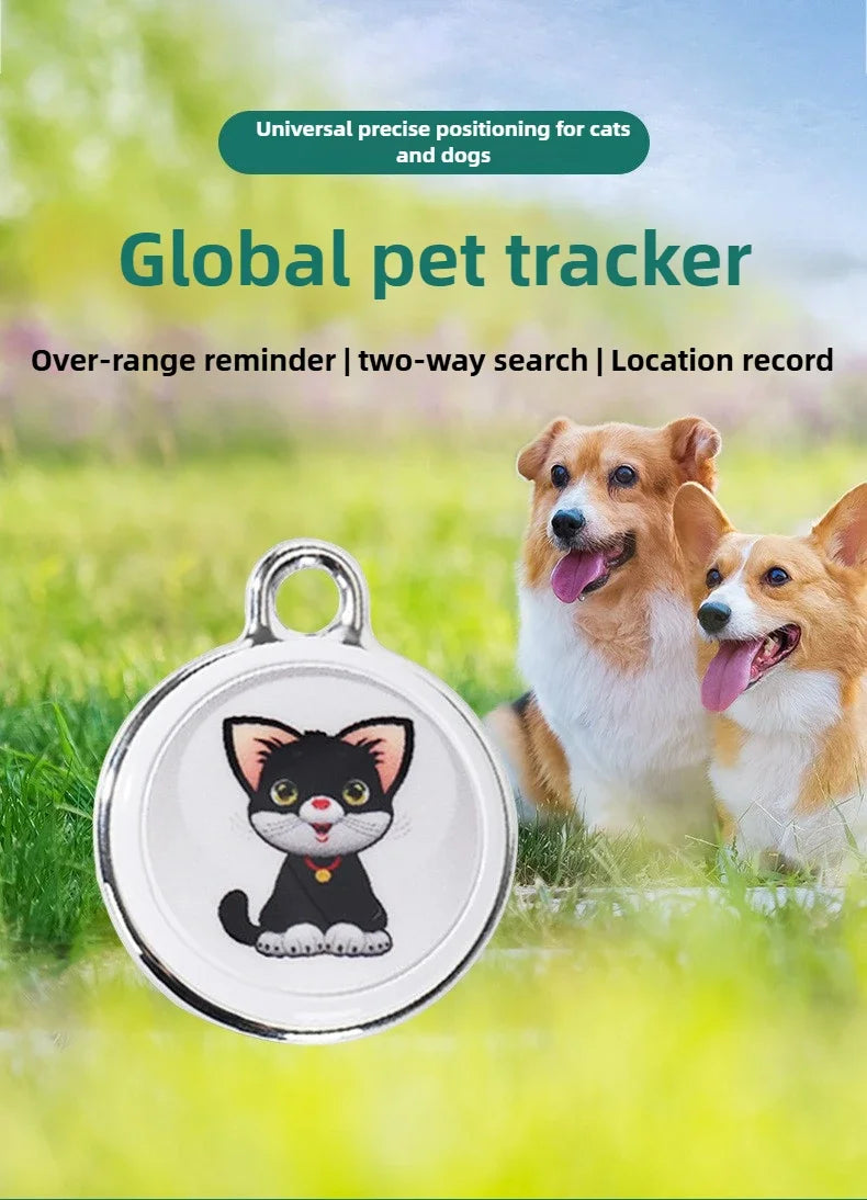 Waterproof Bluetooth Pet GPS Tracker Collar – Real-Time Tracking