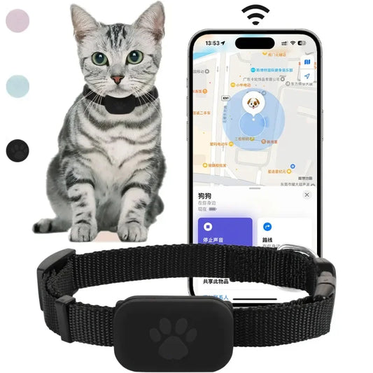GPS Tracking Collar for Cats – Long Battery Life, Safety & Location Tracking
