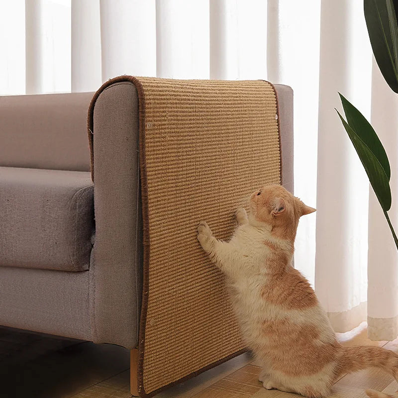 Sisal Cat Scratcher Mat & Bed – Furniture Protector for Indoor Cats