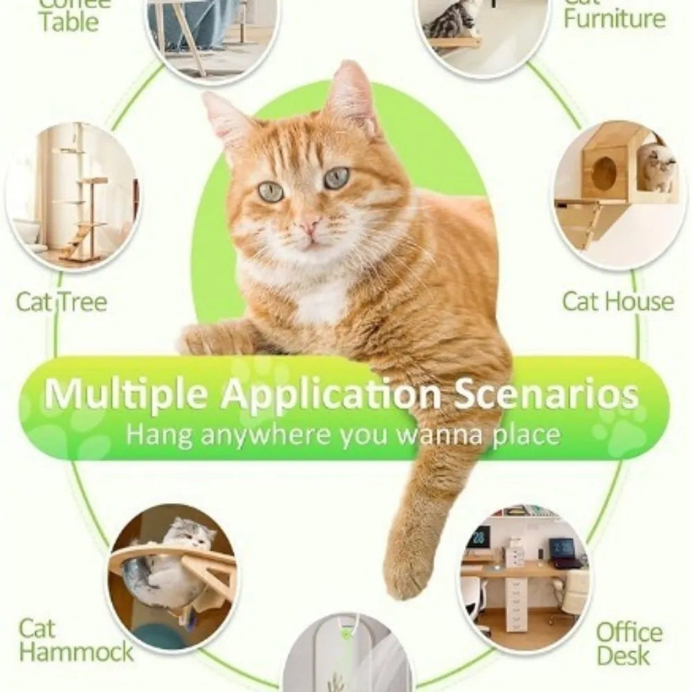 Door-Hanging Auto Cat Toy – 3 Mice, Electric Teaser