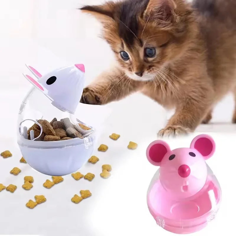 Interactive Mouse Puzzle Toy – Slow Feeder & Hunting Game for Cats