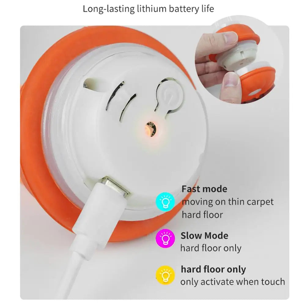Auto-Rolling Interactive Dog Toy Ball – USB Rechargeable