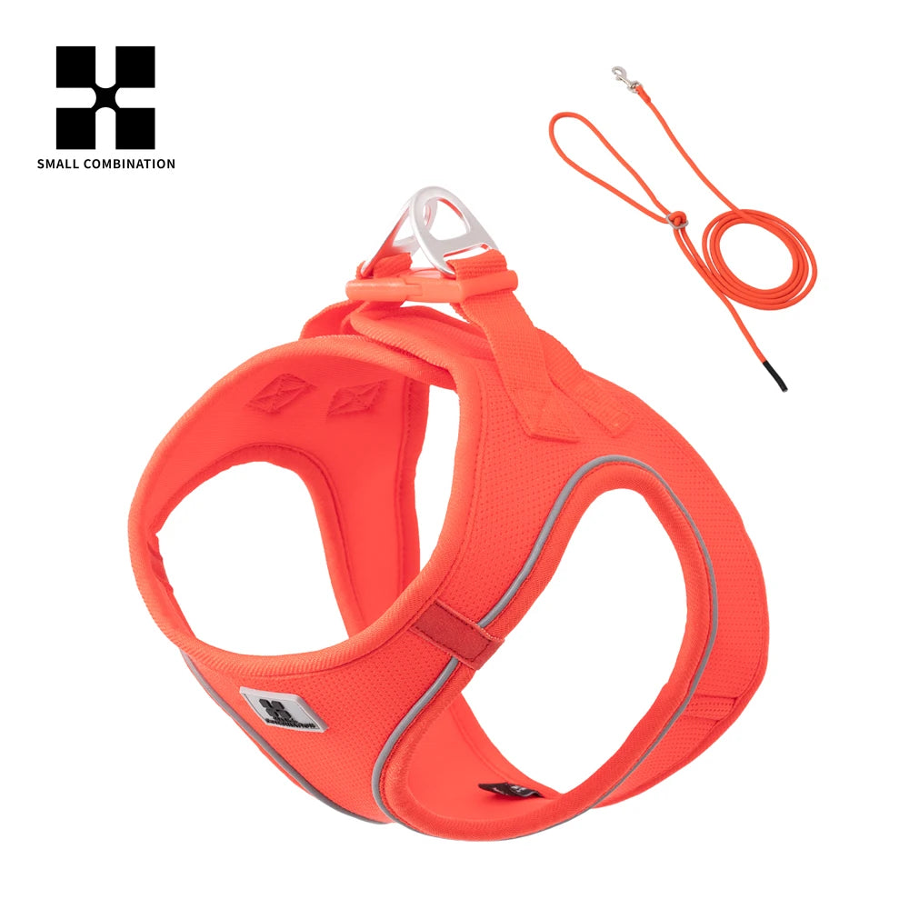 Reflective Dog Harness & Leash Set – Adjustable Vest