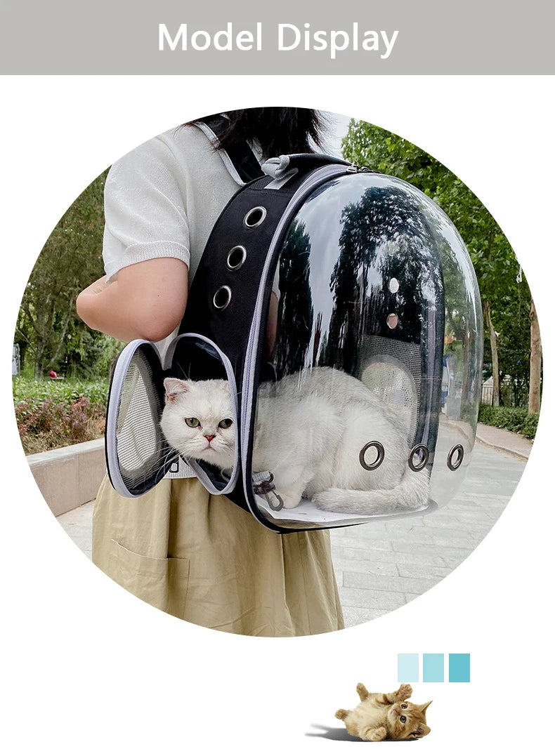 Space Capsule Transparent Pet Carrier Backpack