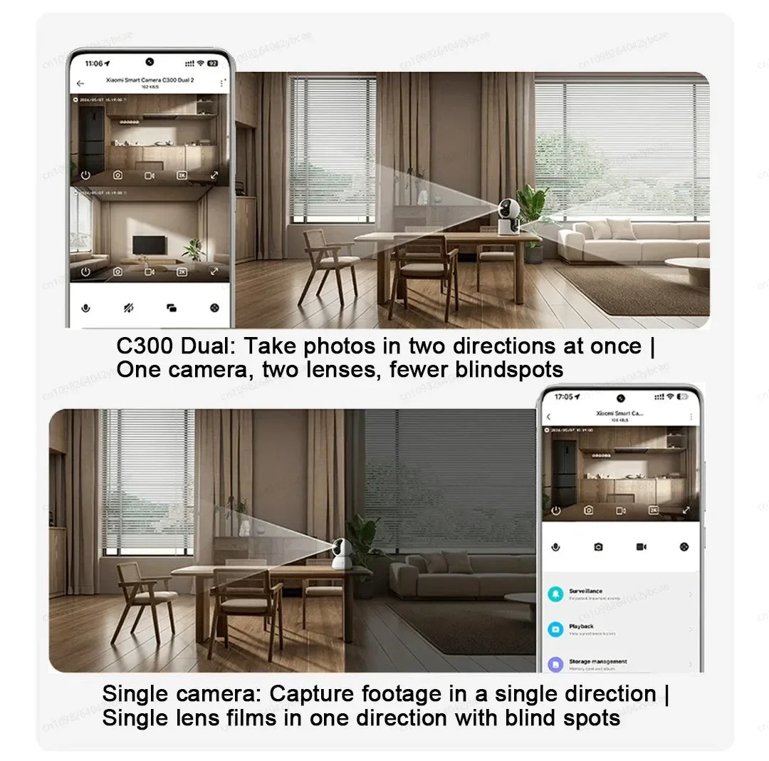 Xiaomi 360° Pet Camera – 3MP WiFi 6, Baby & Pet Monitor