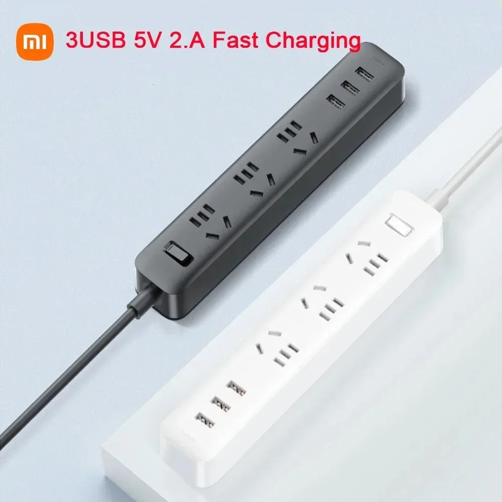 Xiaomi Fast Charging Power Strip – 3 USB Ports for Pet Devices