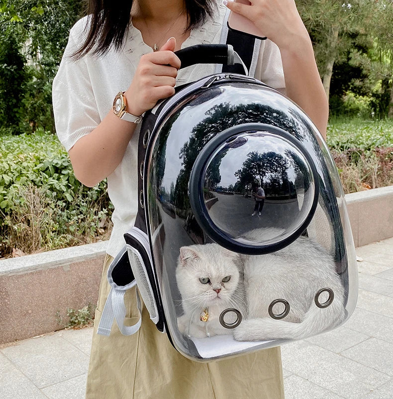 Space Capsule Transparent Pet Carrier Backpack