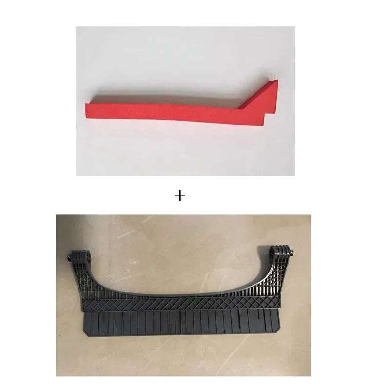 Waggy Tail Smart Cat Litter Box spare parts and accessories kit with replacement filters, scoops, and cleaning tools.