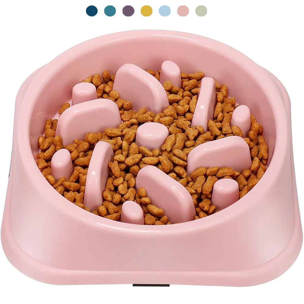 Dog Slow Feeder Puzzle Bowl – Non-Slip, Anti-Gulping