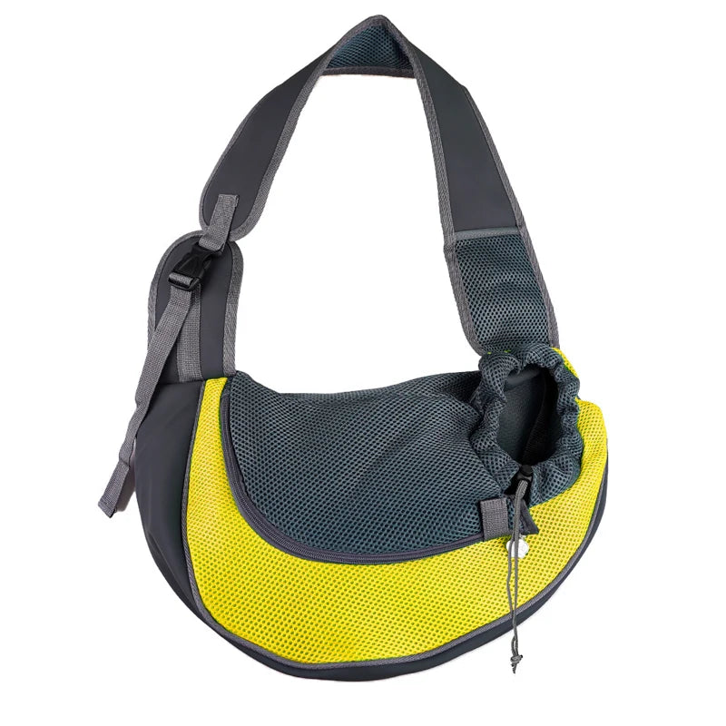 Crossbody Mesh Pet Carrier Sling Bag