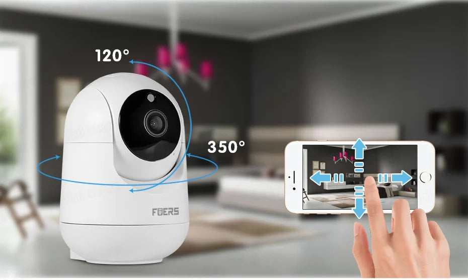 FUERS 4K 8MP WiFi IP Pet Camera Dog Camera Tuya Smart Home Security Wireless Surveillance Camera Baby Monitor Mini Cam