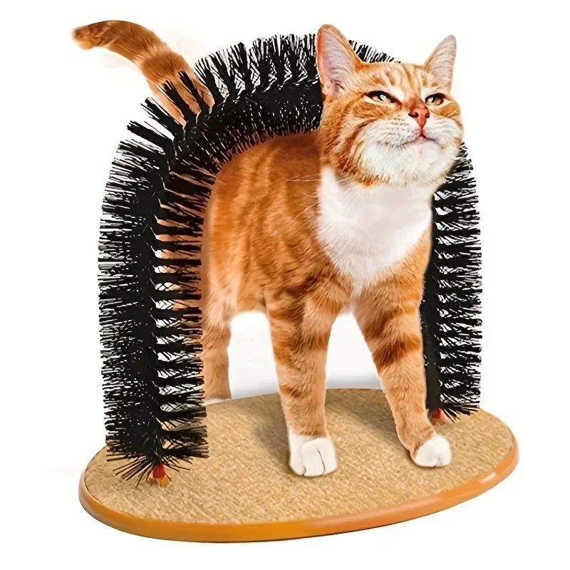Cat Arch Self-Grooming & Massage Hair Brush Toy