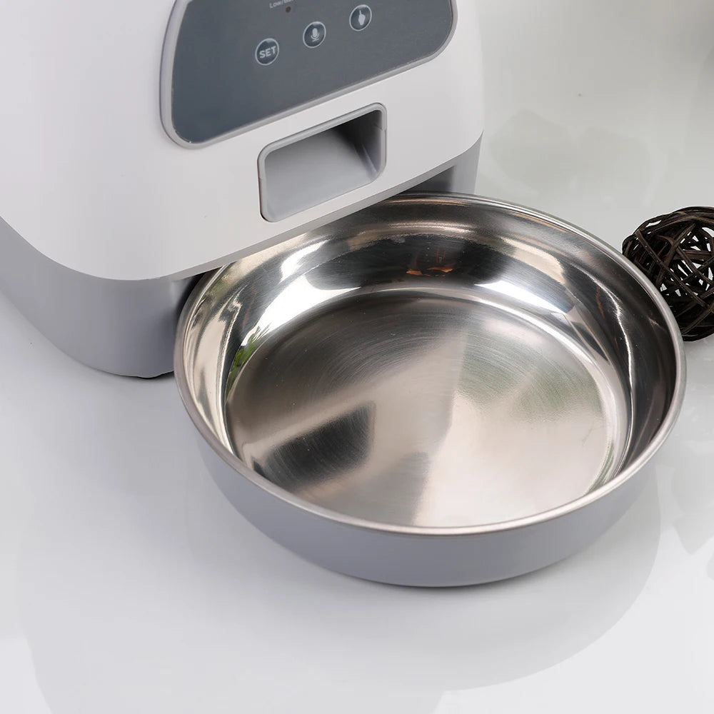 3.5L Auto Pet Feeder & 2L Water Fountain – WiFi App Combo