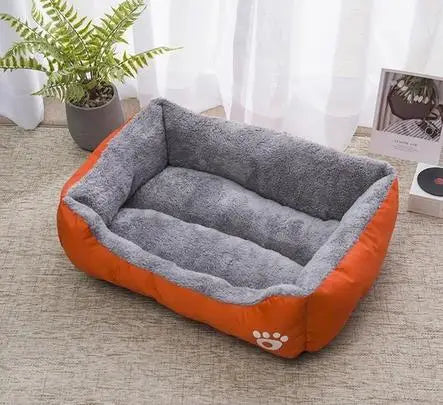 Classic Soft Cotton Pet Bed – Breathable, All Sizes